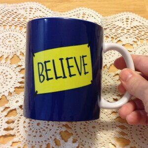Believe coffee cup, new item